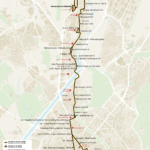 Metrobús Línea -150N Plano